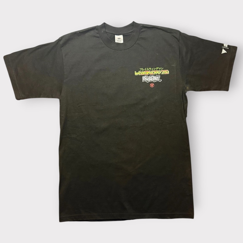 Yu-Gi-Oh GX Elemental HERO Flame Wingman Graphic T-Shirt Mens Medium Black - Picture 2 of 8